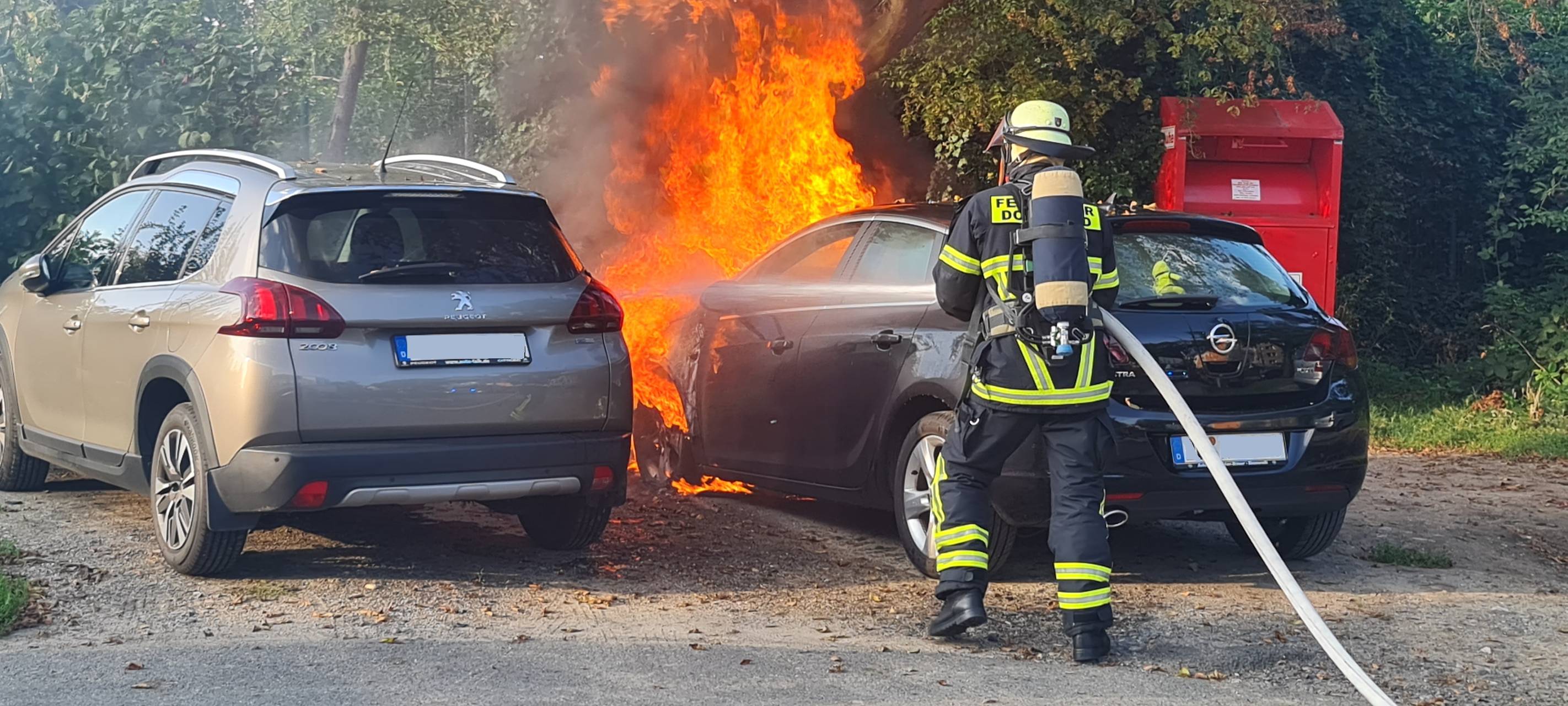 Viele Auto-Brände im Dortmunder Süden
