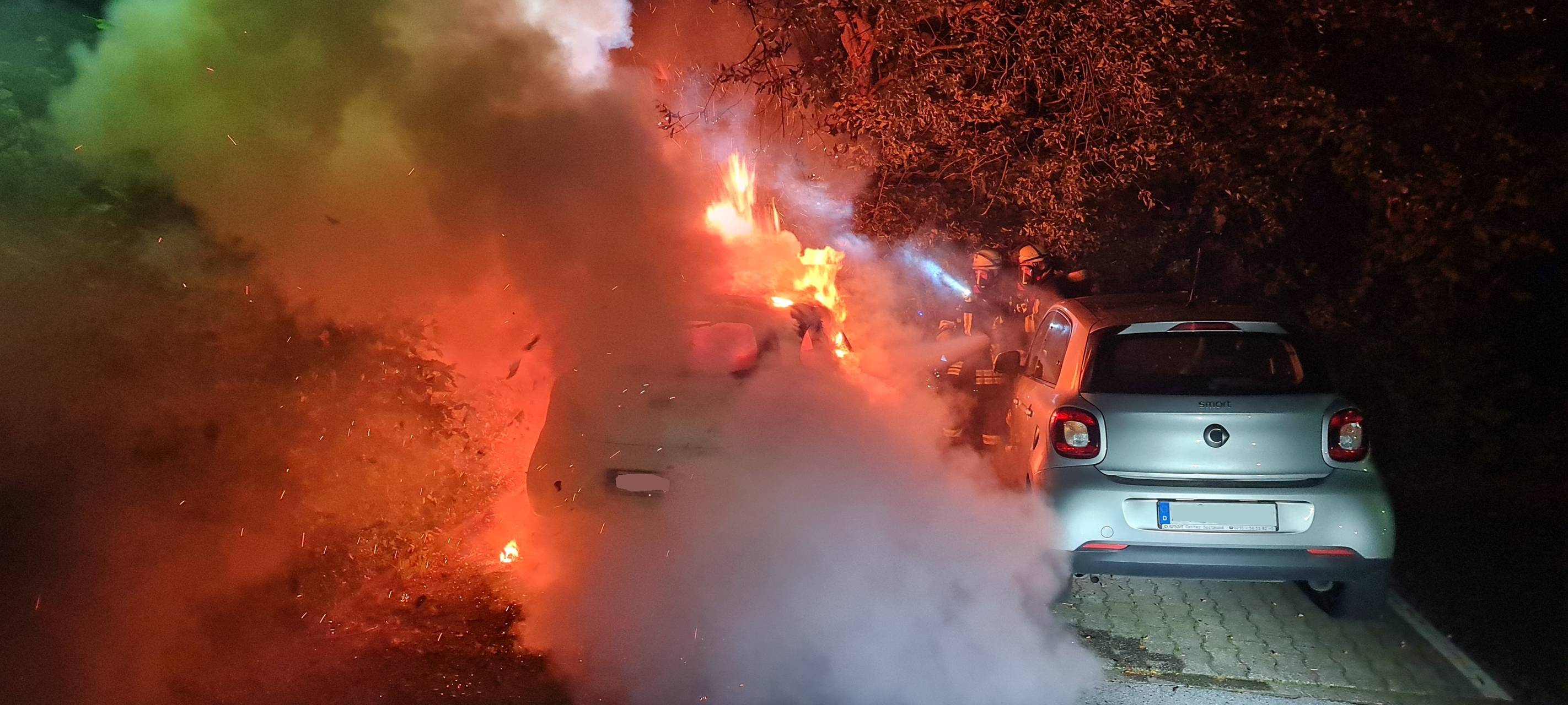 Viele Auto-Brände im Dortmunder Süden