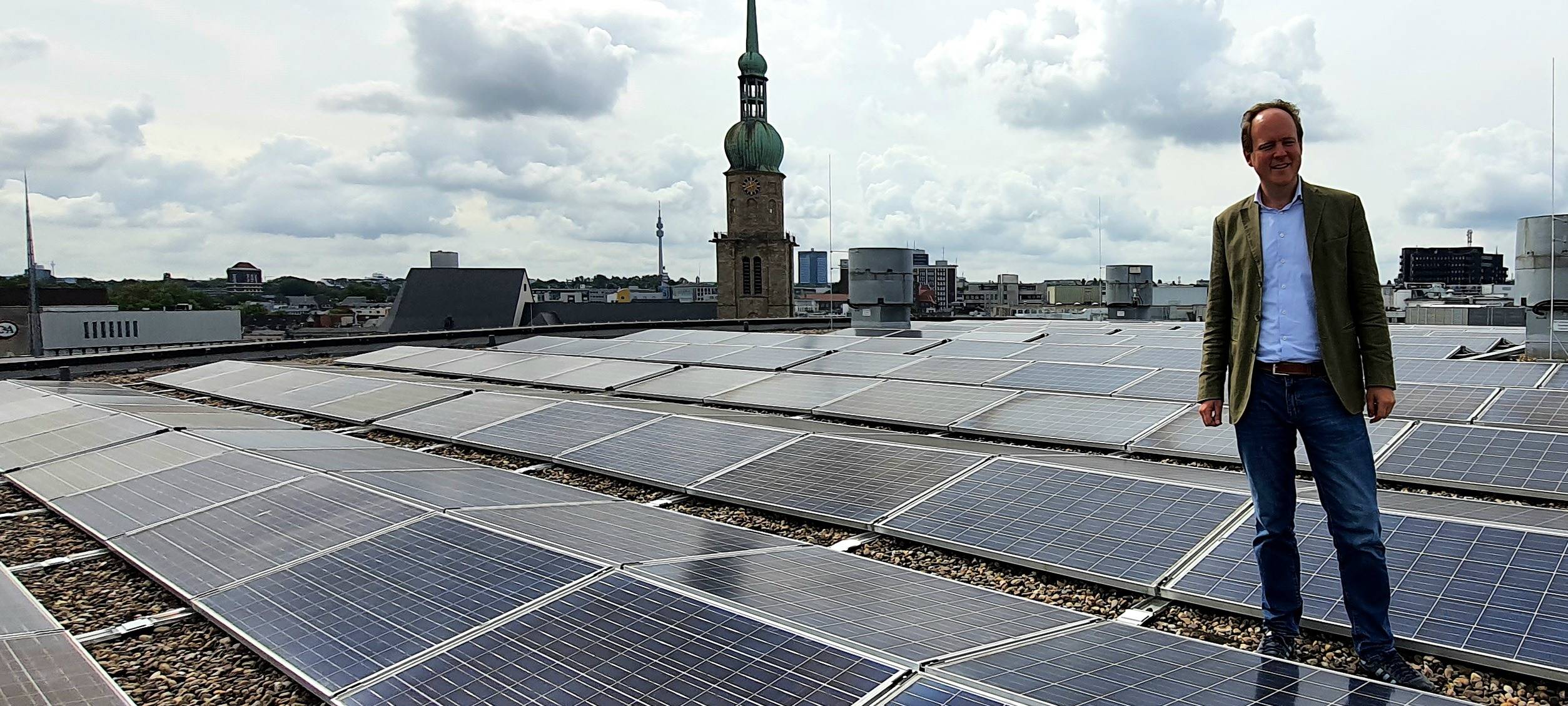 Second Hand Solaranlage auf dem Konzerthaus Dortmund