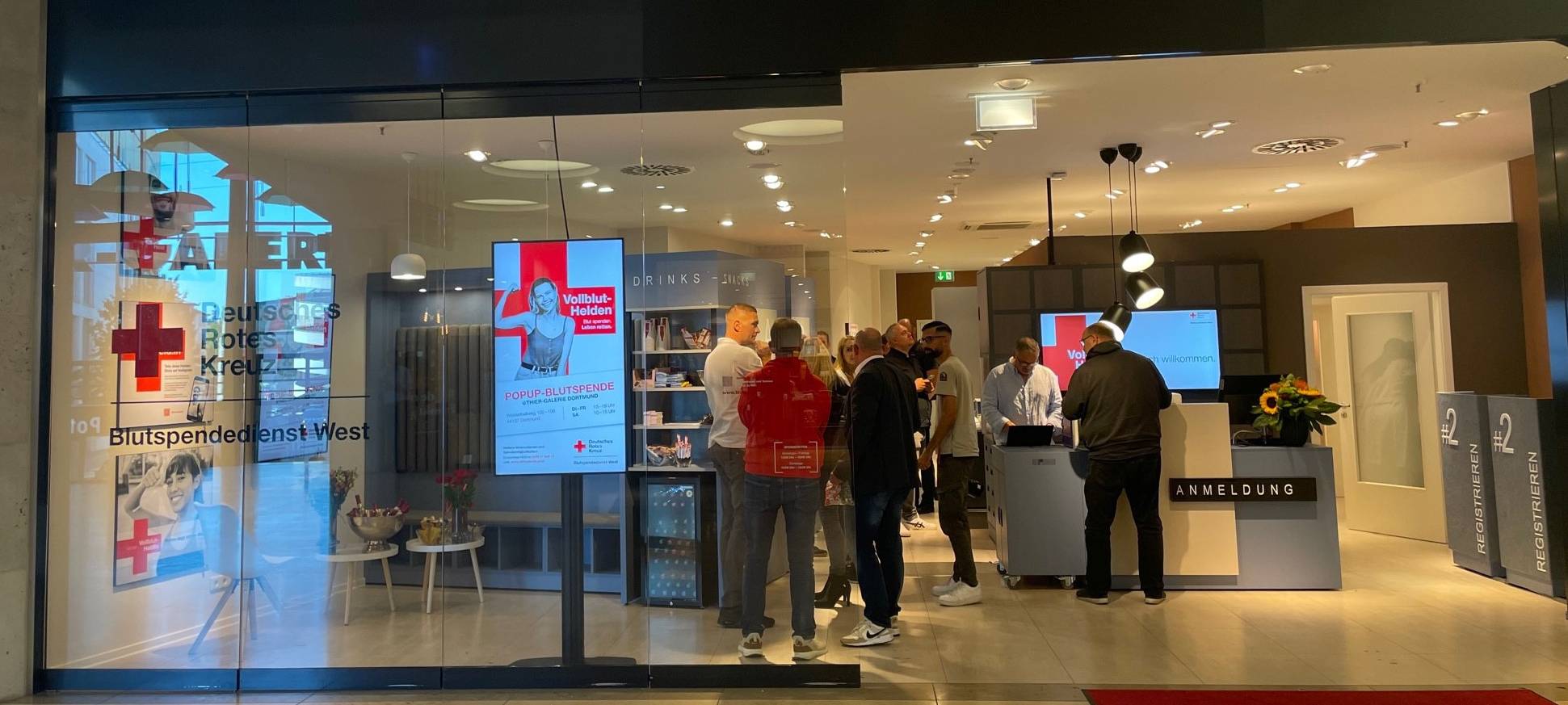 Pop-Up-Blutspende in Dortmund
