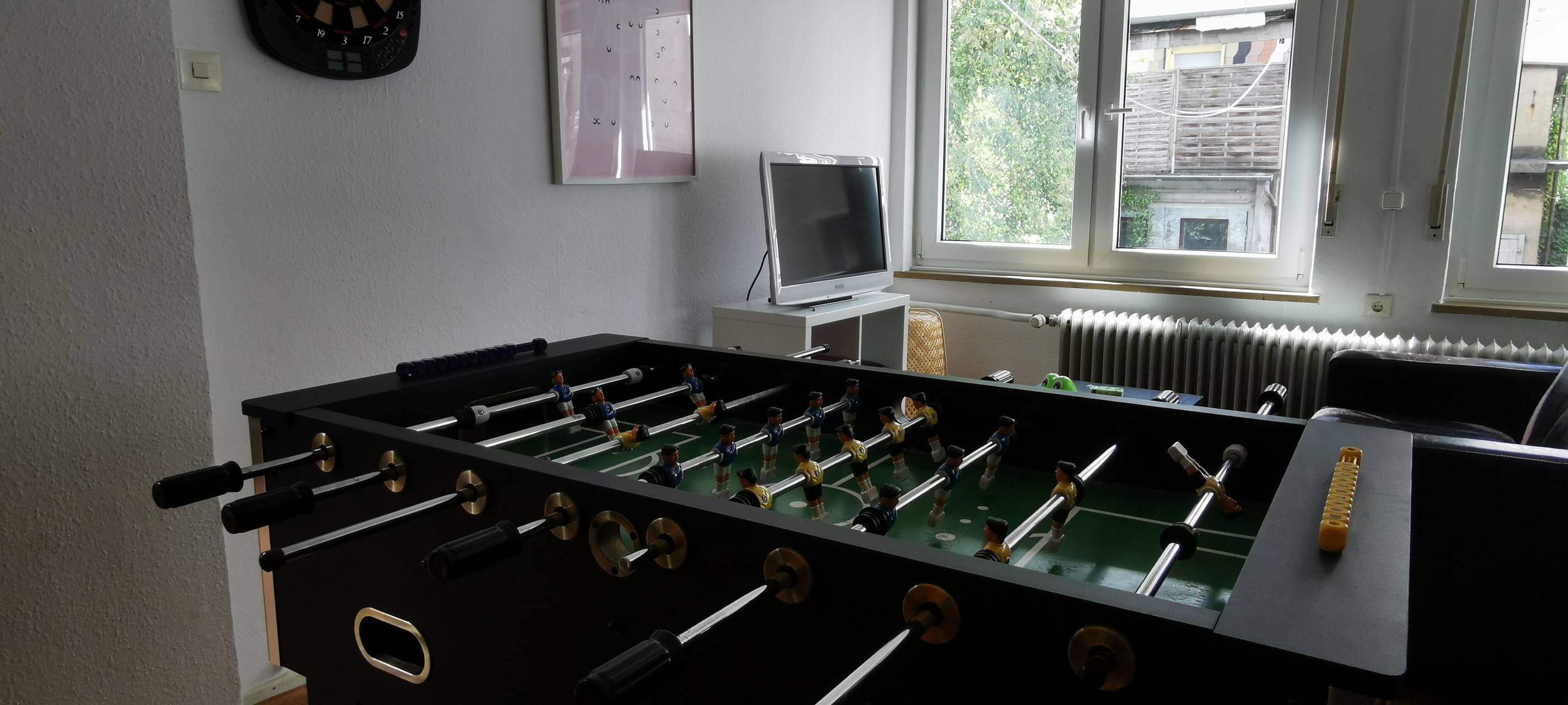 Anlaufstelle: Kickertisch