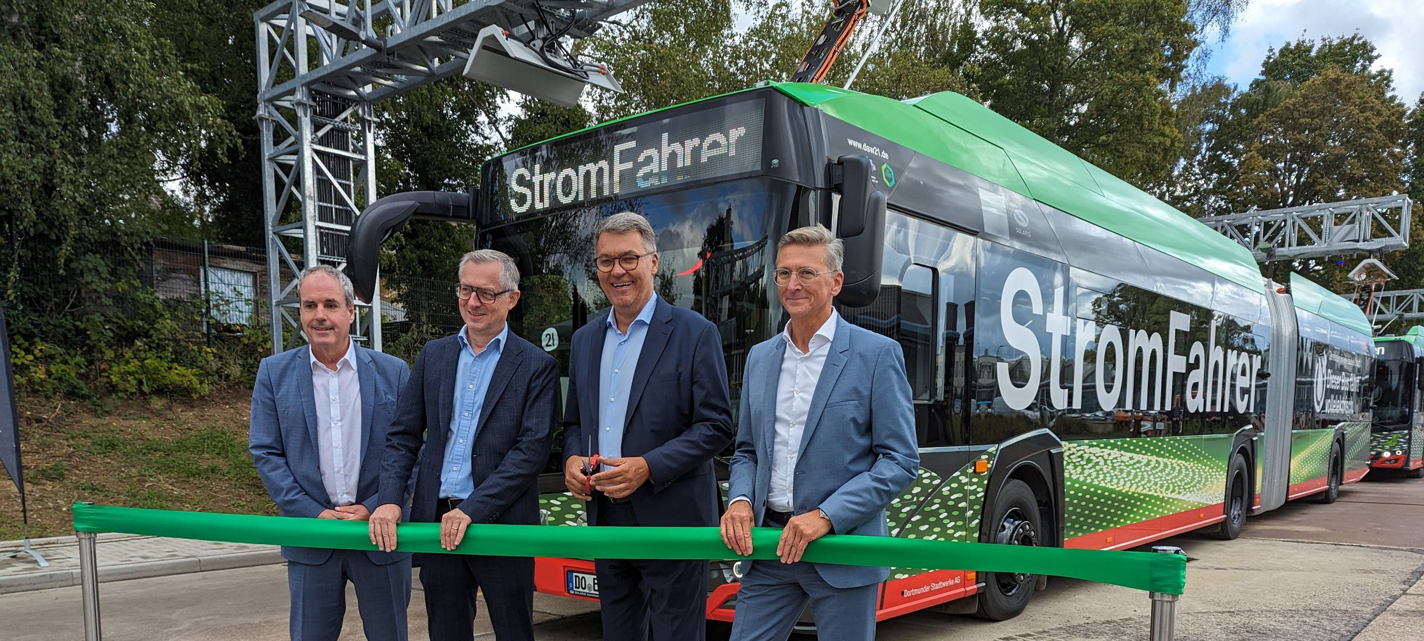 Nahverkehr in Dortmund mit E-Bussen