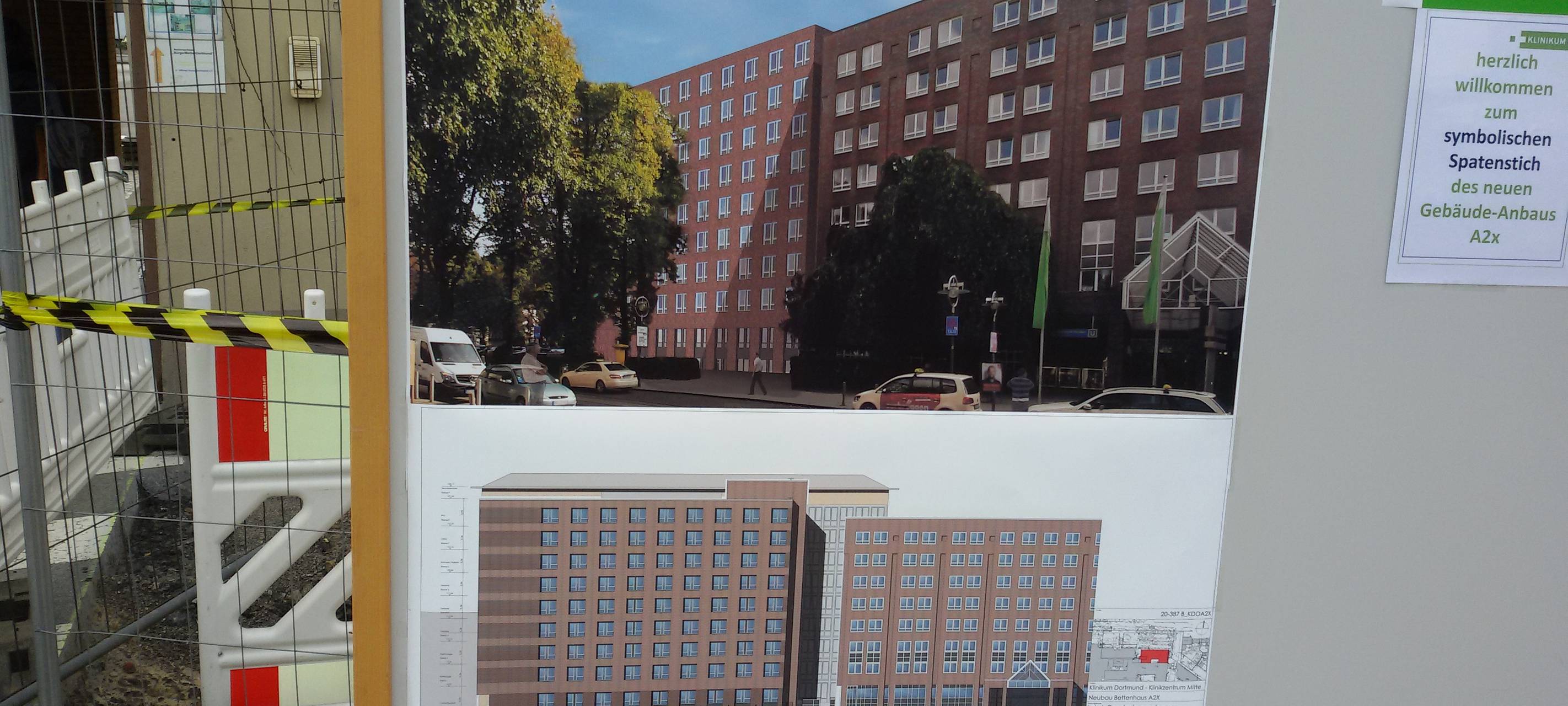 Spatenstich für Anbau am Dortmunder Klinikum