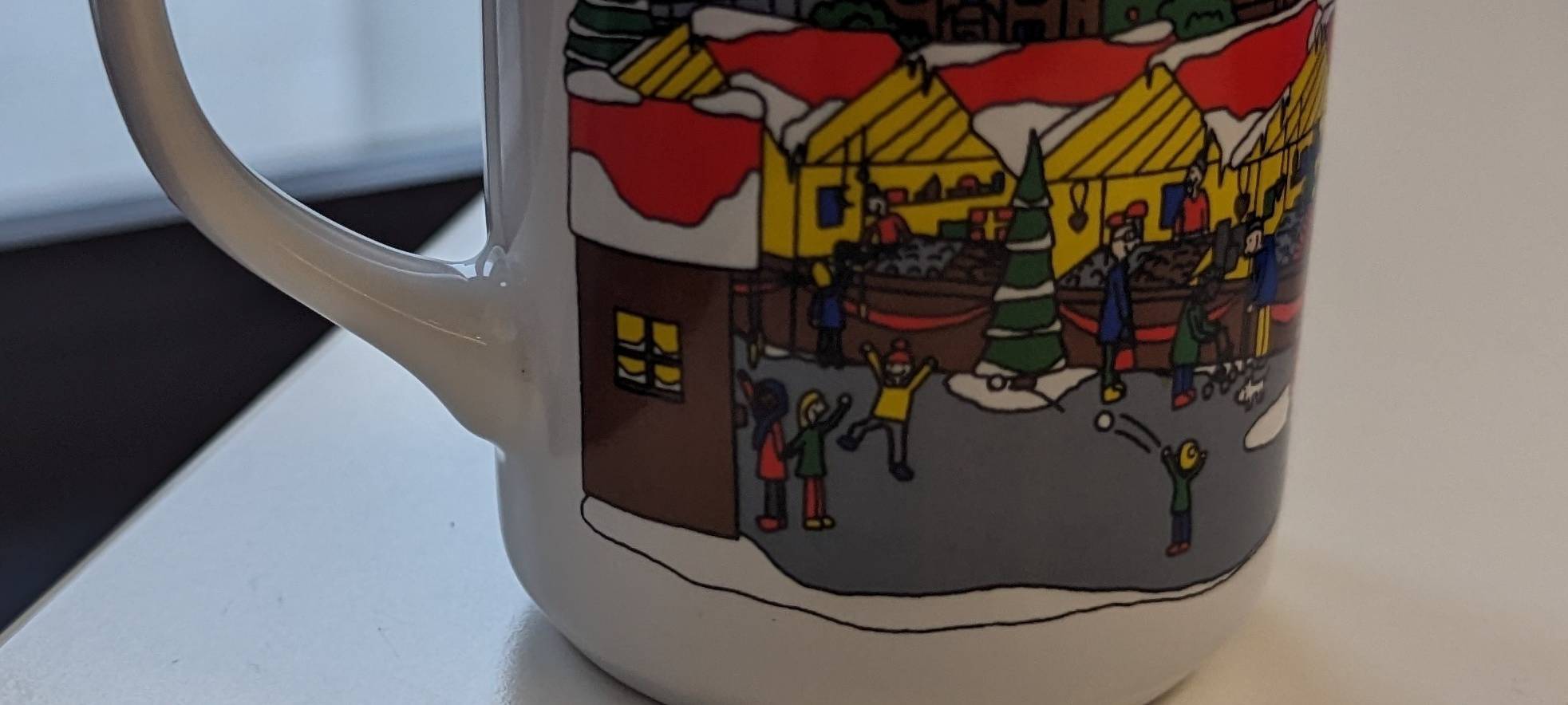 So sieht die neue Weihnachtstasse in Dortmund aus!