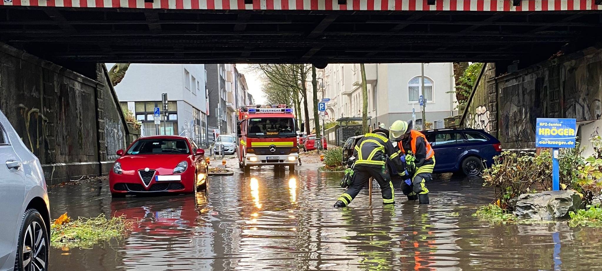 Überflutungen in Dortmund