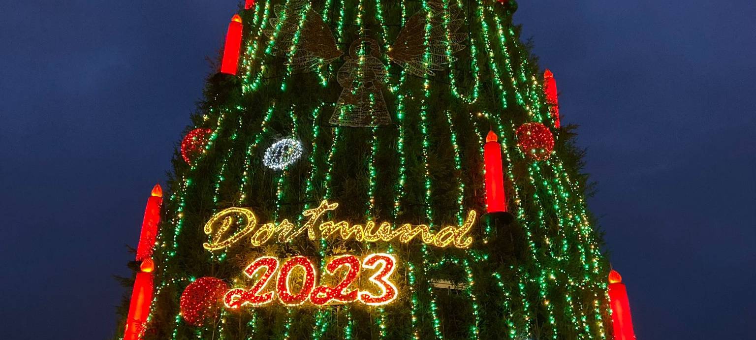 Richtfest für Weihnachtsbaum in Dortmund