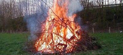 Mehr Osterfeuer als im vergangenen Jahr