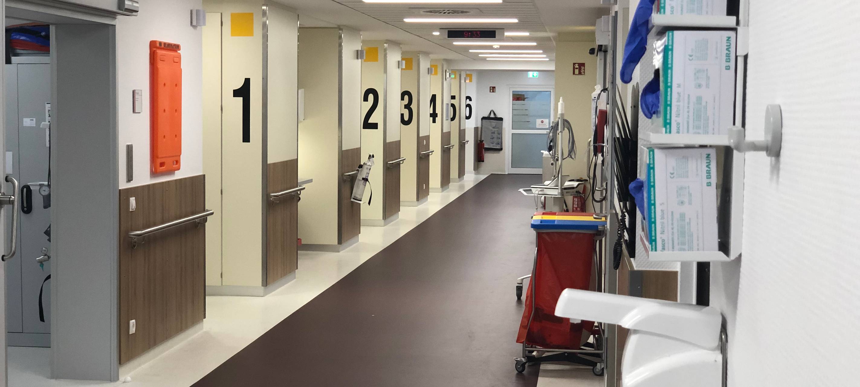 Gesichter eines Krankenhauses