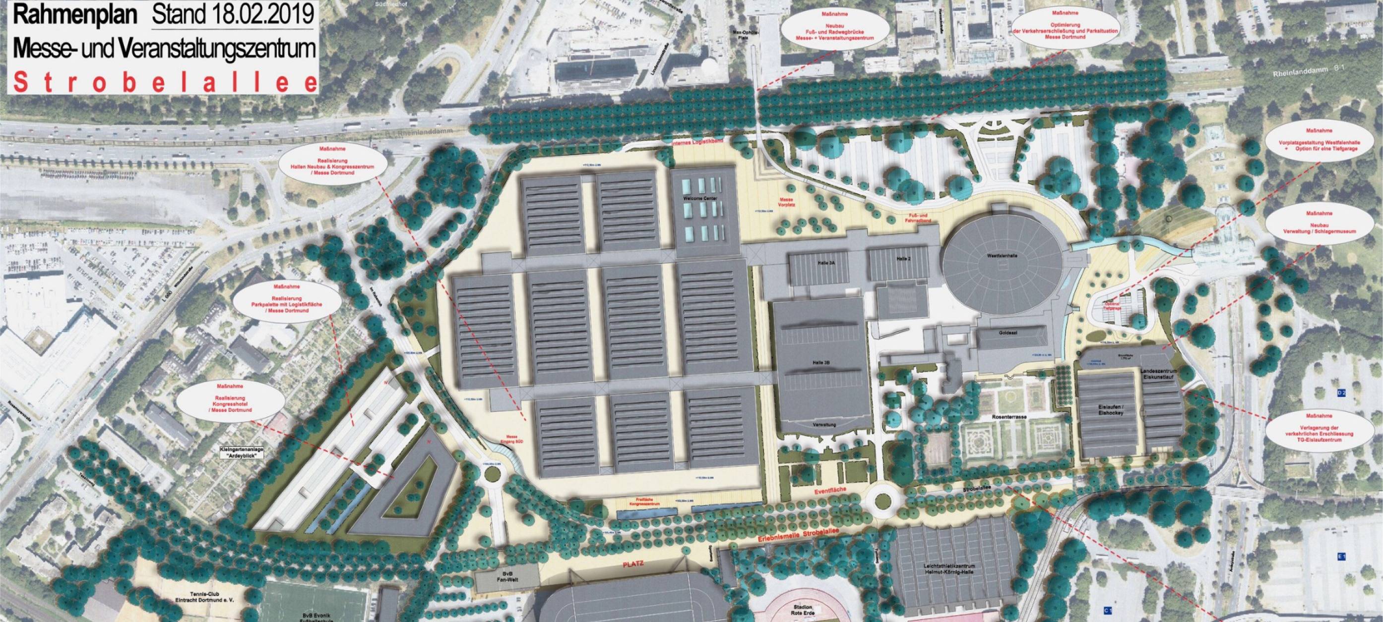 Alles neu an den Westfalenhallen