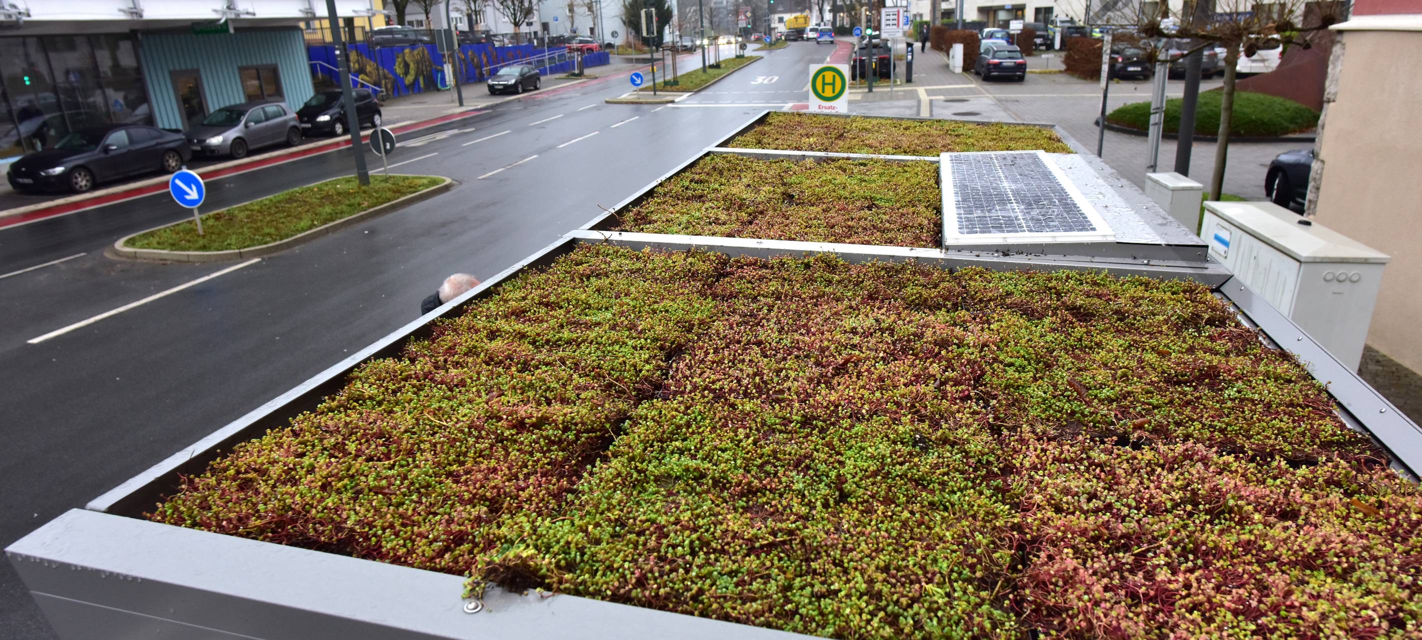 Grüne Wartehäuschen für Dortmund