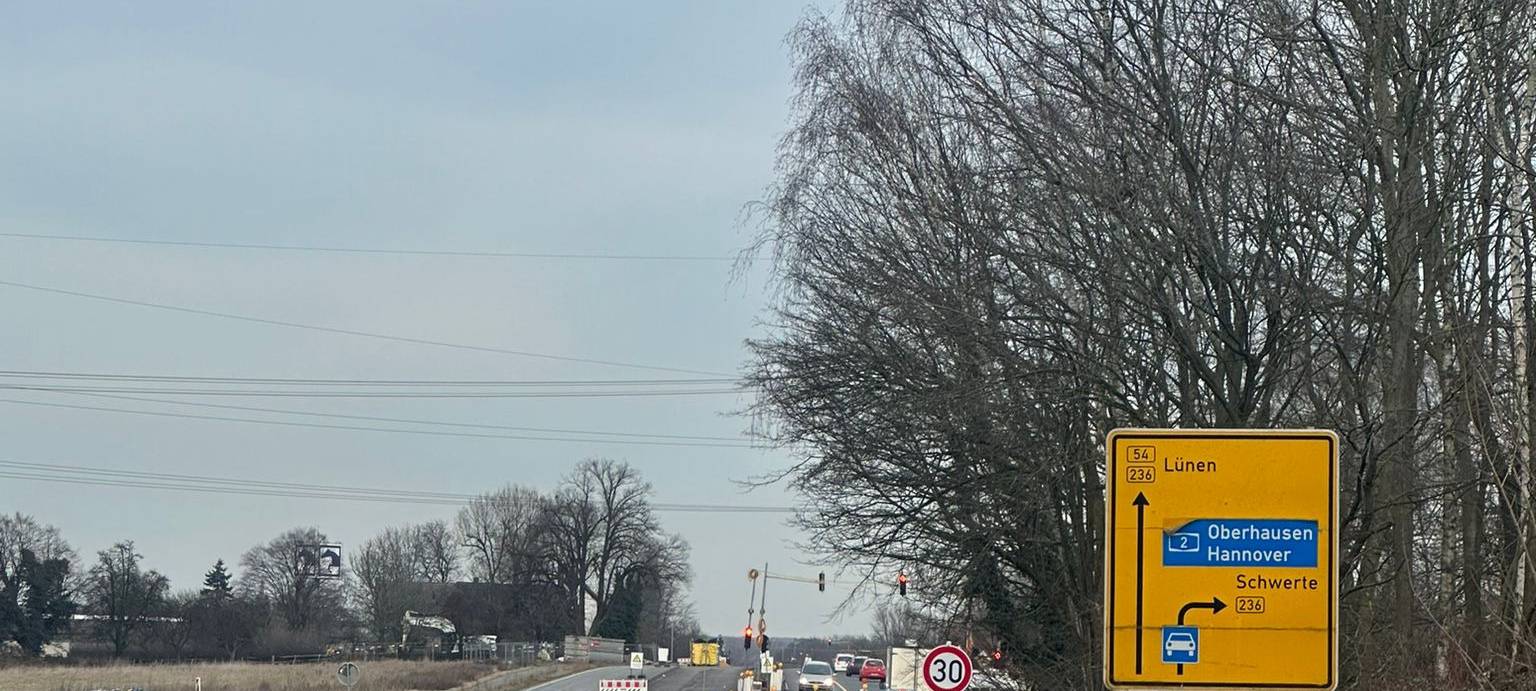 Unfallstelle bei Dortmund entschärft