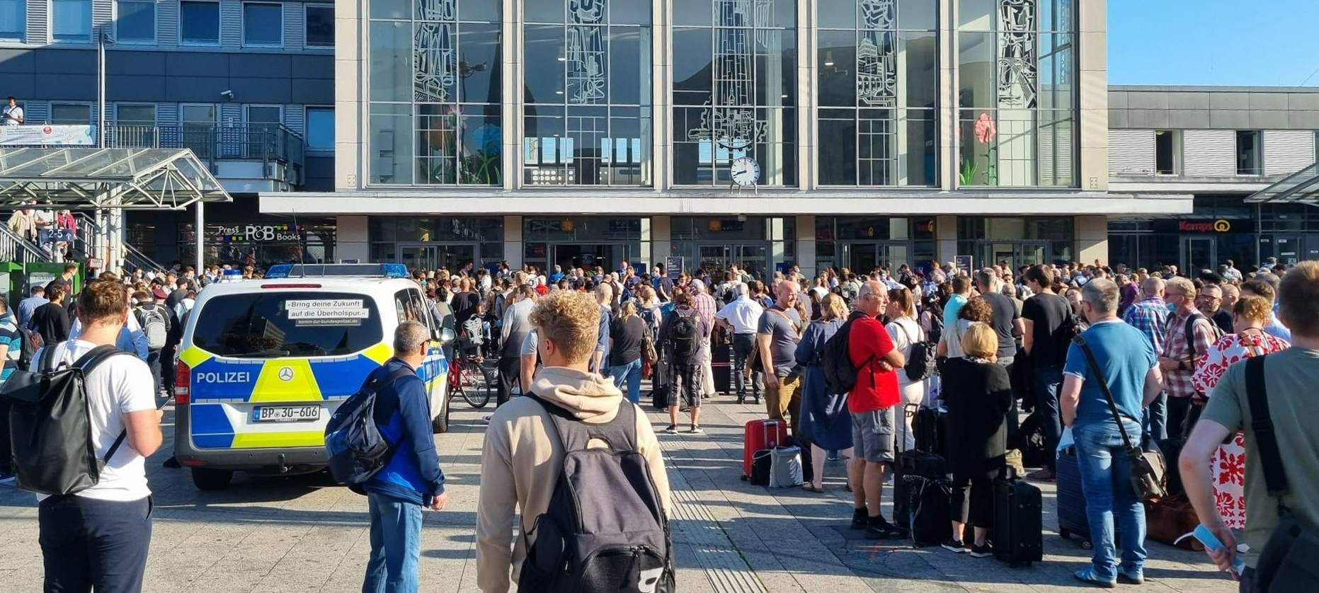 Sperrung Dortmunder Hauptbahnhof am 9. August 2022