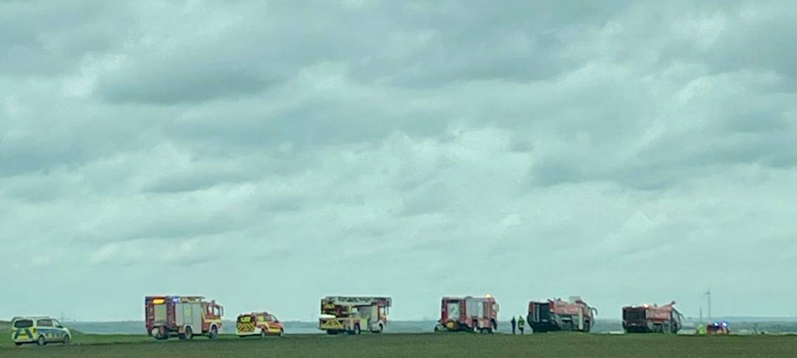 Dortmund: Kleinflugzeug am Flughafen verunglückt