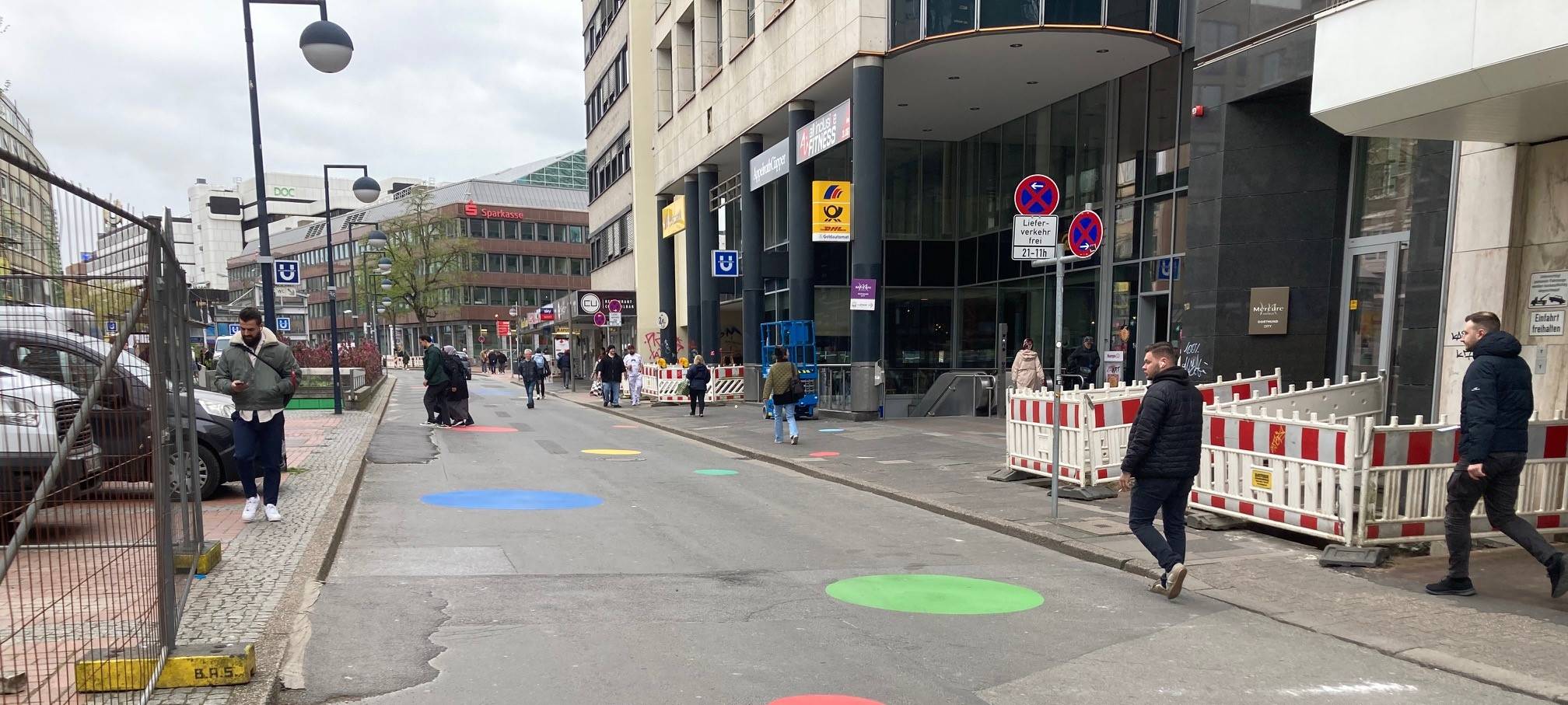 Innenstadt: Neue Fußgängerzone in Dortmund