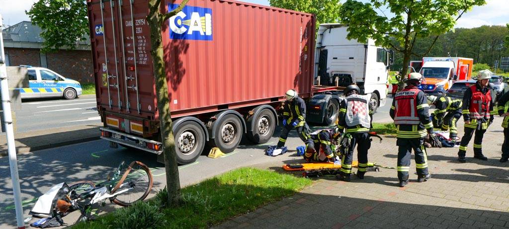 Radfahrerin aus Dortmund stirbt nach Unfall in Eving