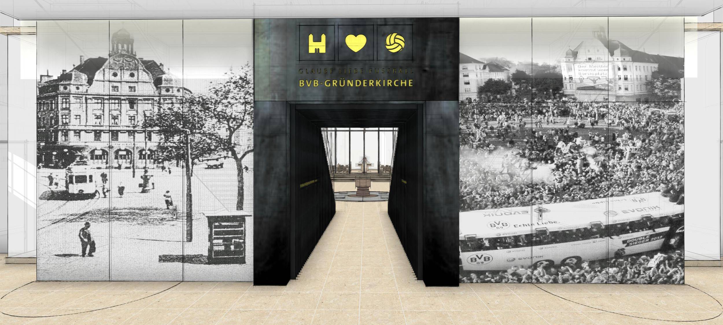 Dortmund bekommt BVB-Kirche