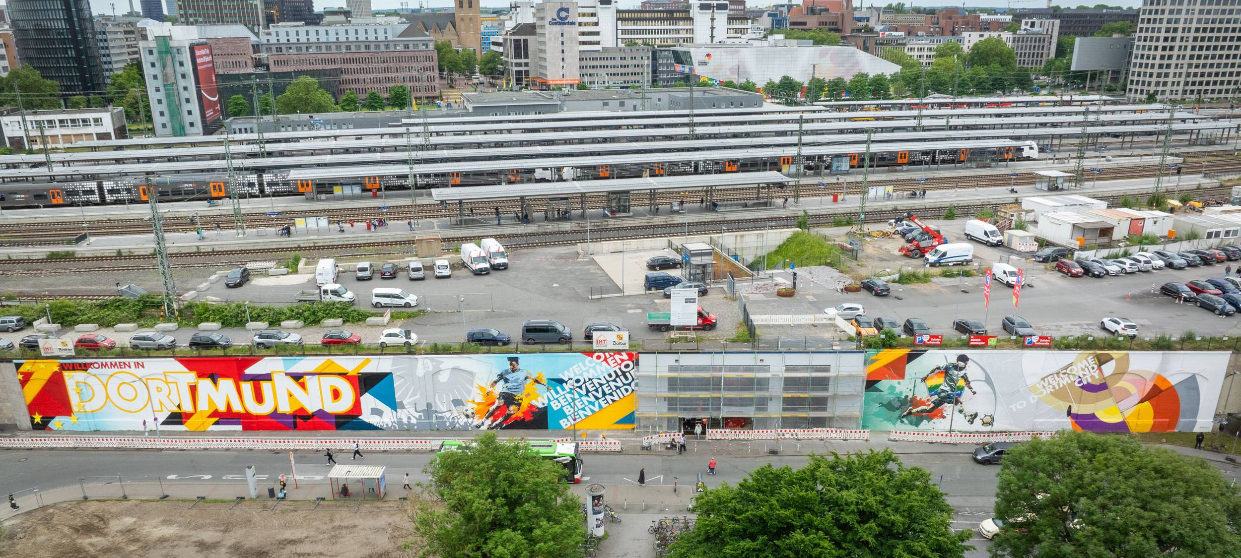 Dortmund: Neue Fassade am Hauptbahnhof