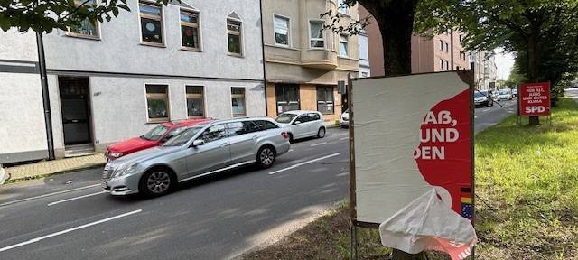 Wahlplakate in Dortmund zerstört