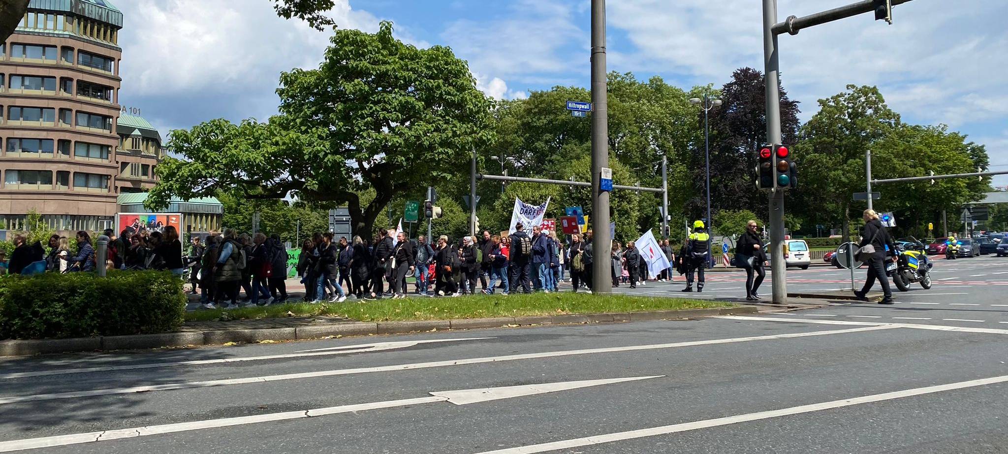 Demo in Dortmund: Kinderbetreuung unter Druck
