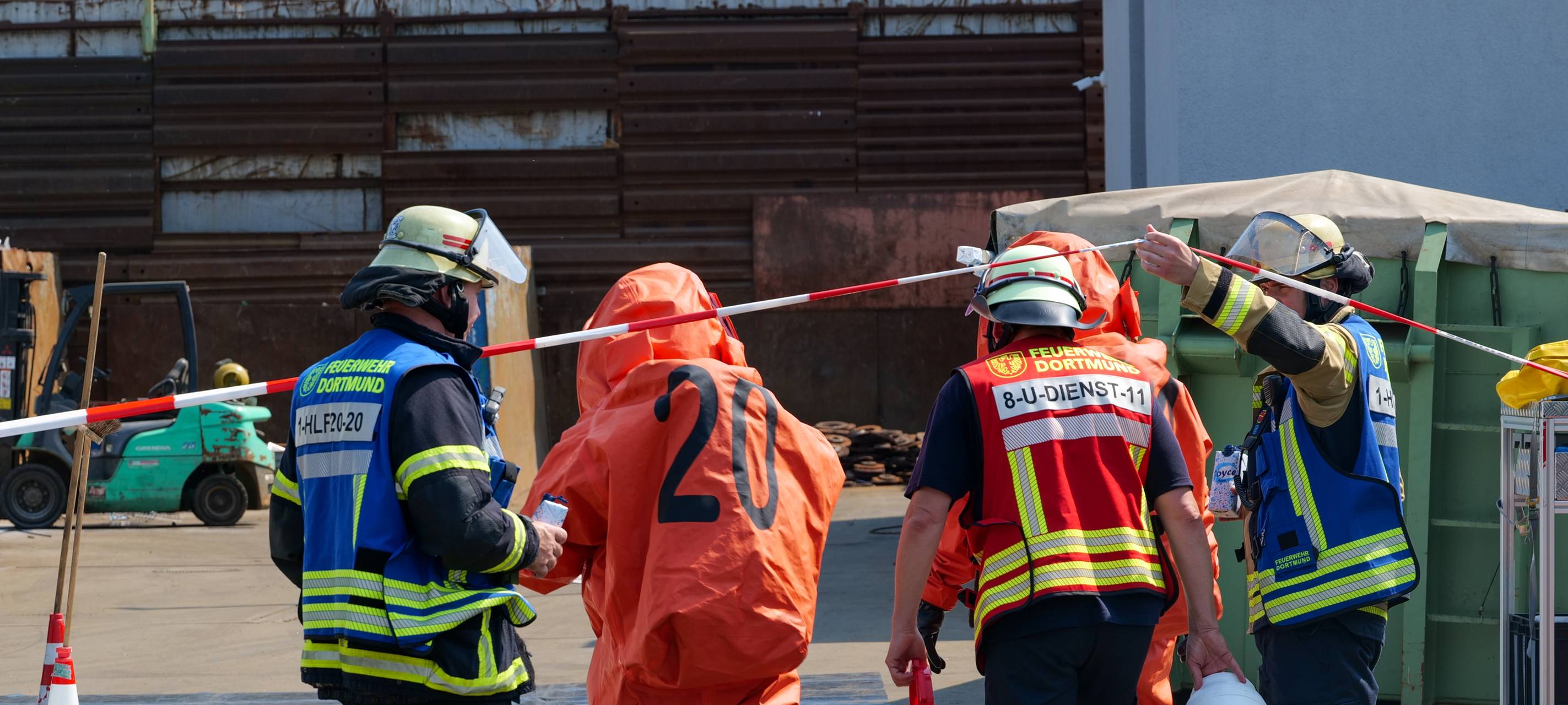 ABC-Einsatz am Dortmunder Hafen