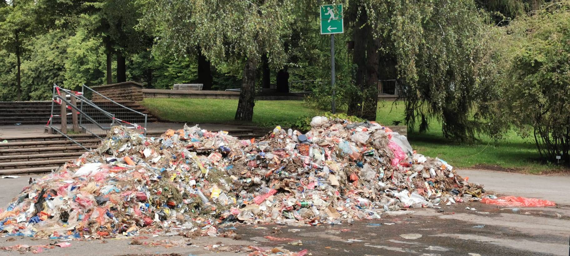 Westfalenpark Dortmund wird aufgeräumt