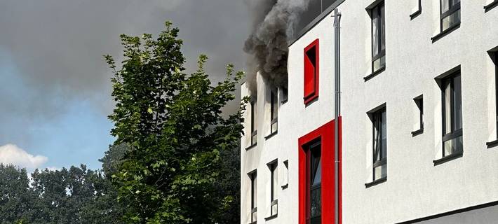 Feuer in Dortmunder AWO-Wohnanlage