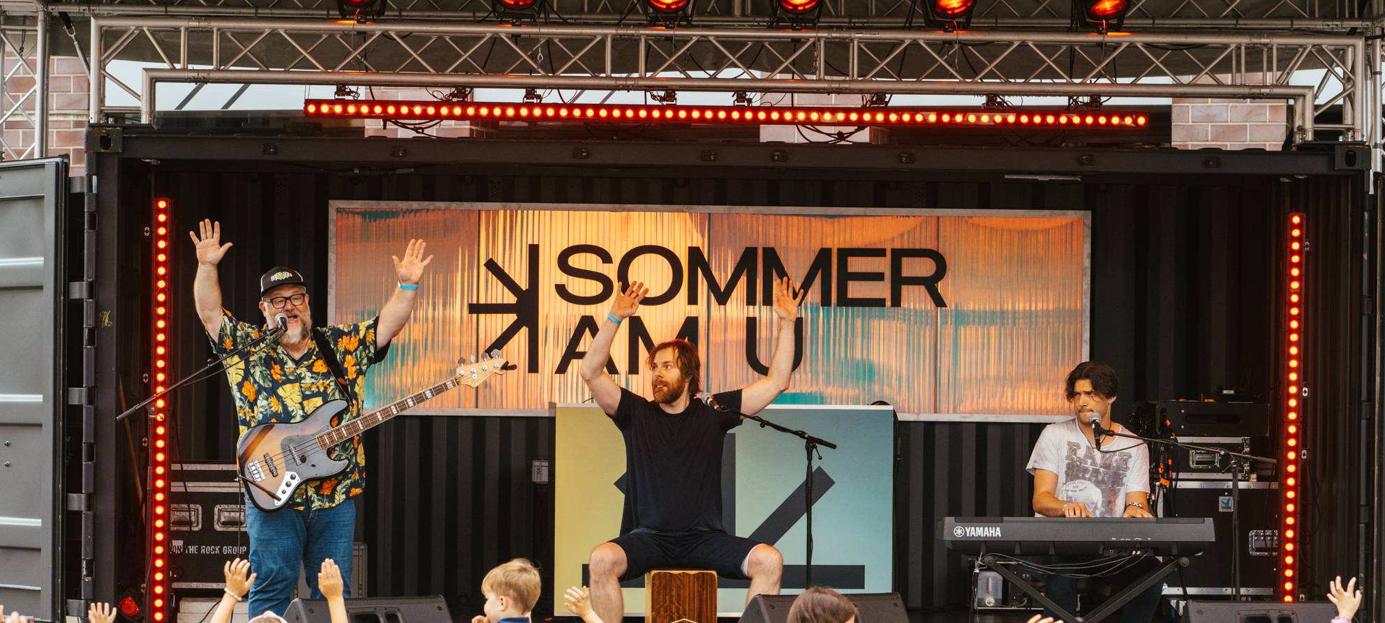 Spitzenstimmung bei den Kinderkonzerten - wie hier bei "Krawallo".