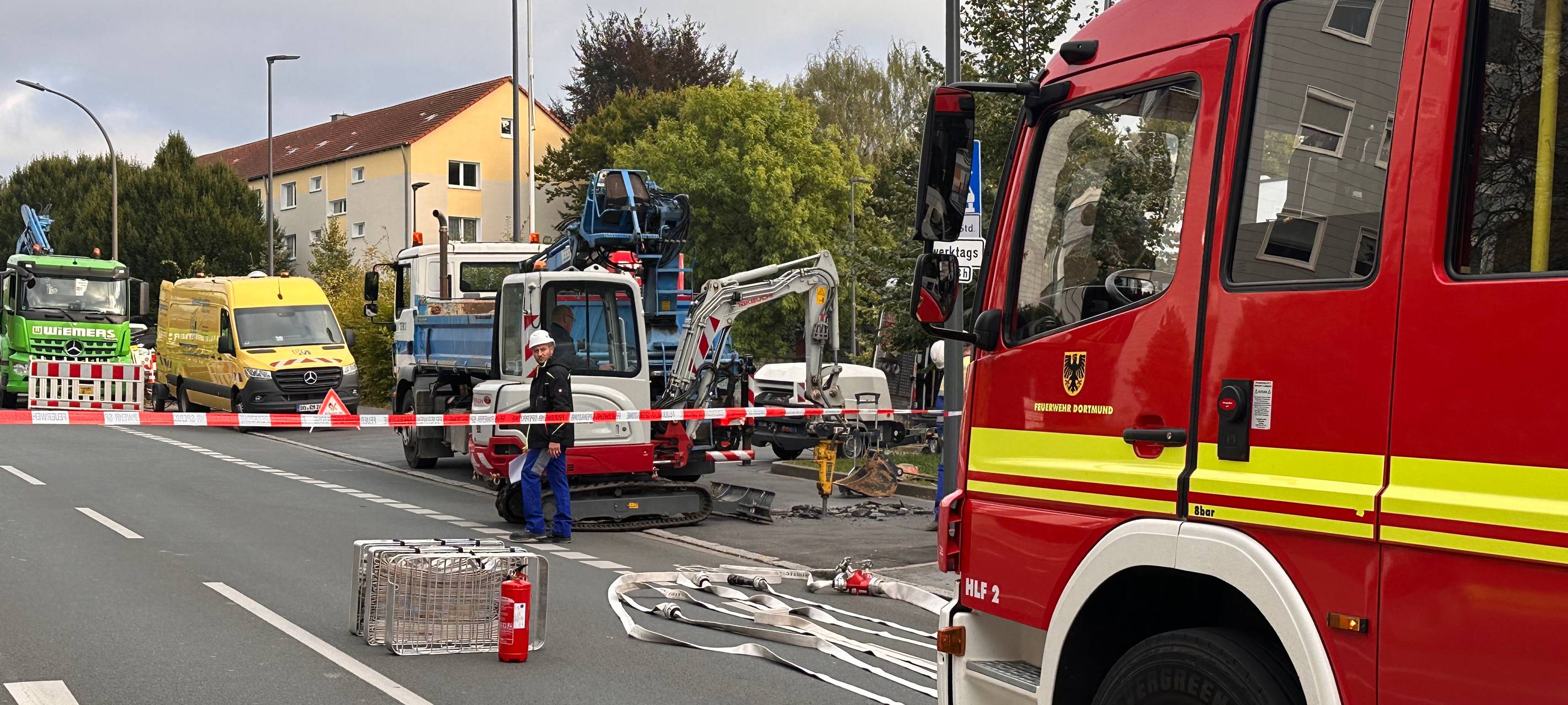 Update: Gasleck in Hörde vorerst gestopft