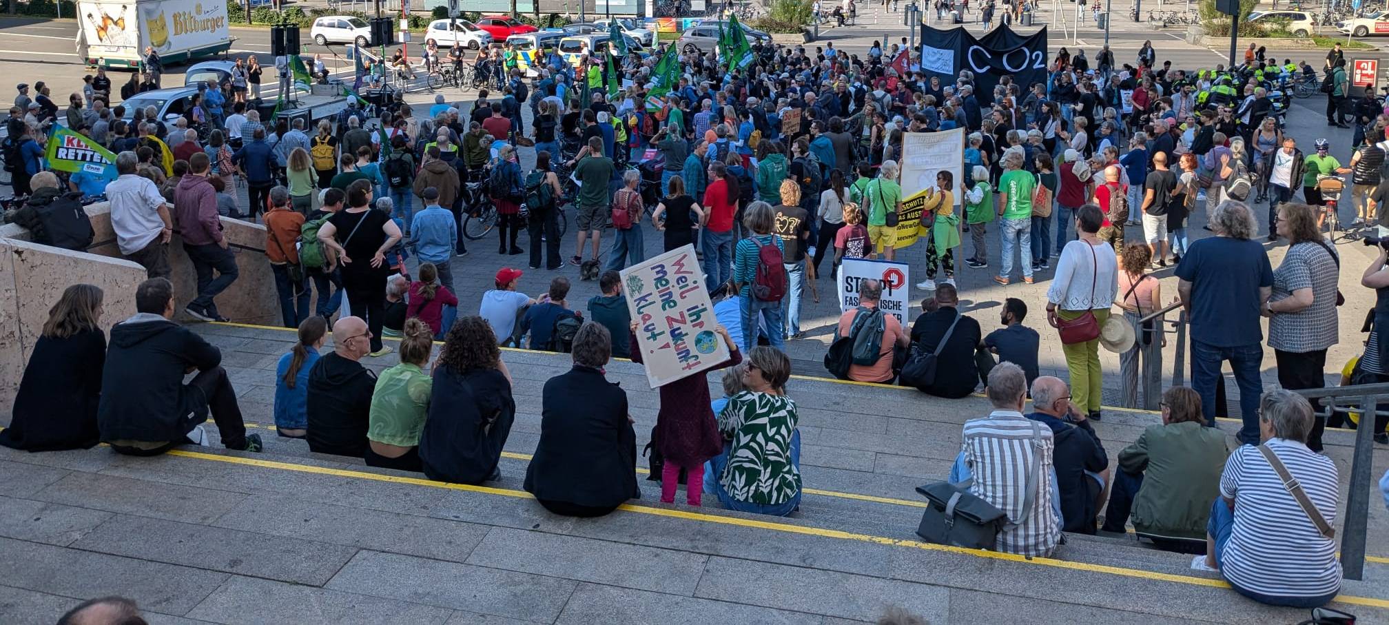 600 Teilnehmer: Klimademo in Dortmund