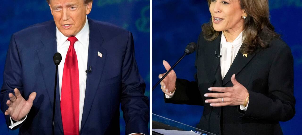 Das Duell um die US-Präsidentschaft: Donald Trump (Republikaner) gegen Kamala Harris (Demokraten)