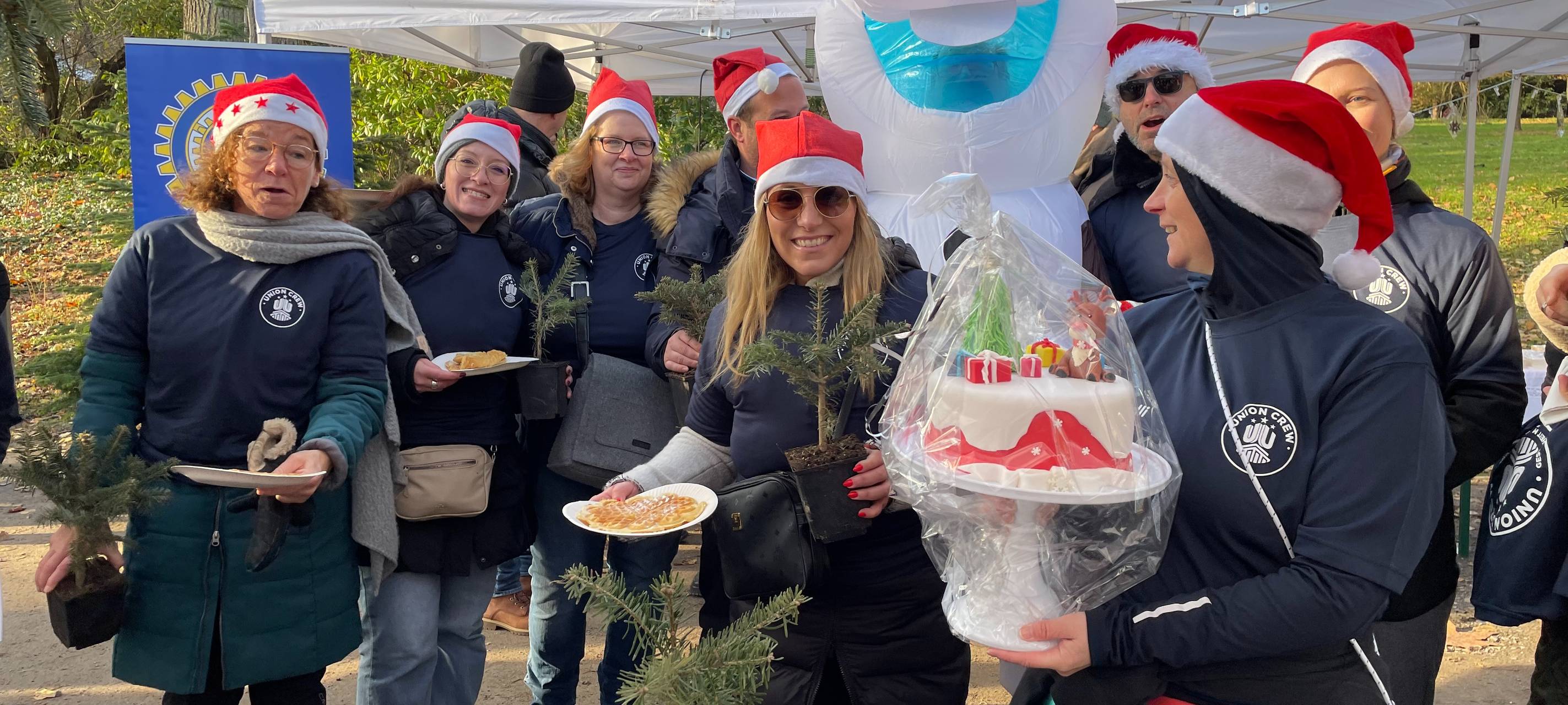 Teilnehmende beim Nikolauslauf.
