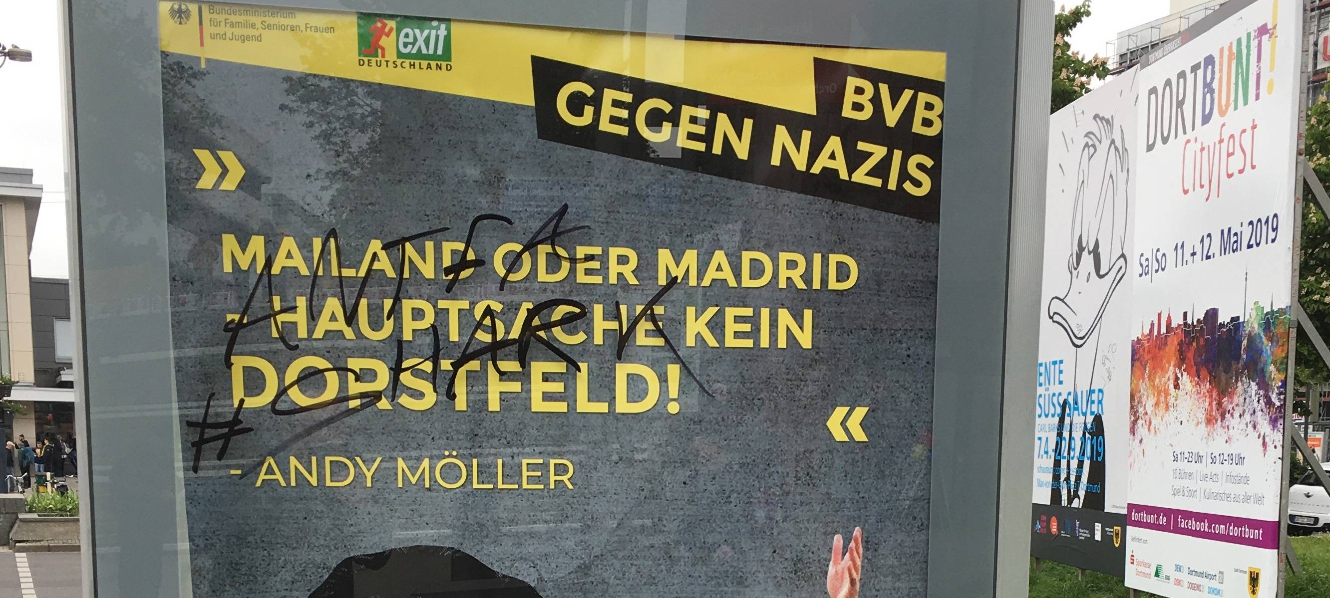 Gefälschte BVB-Kampagne gegen Rechts