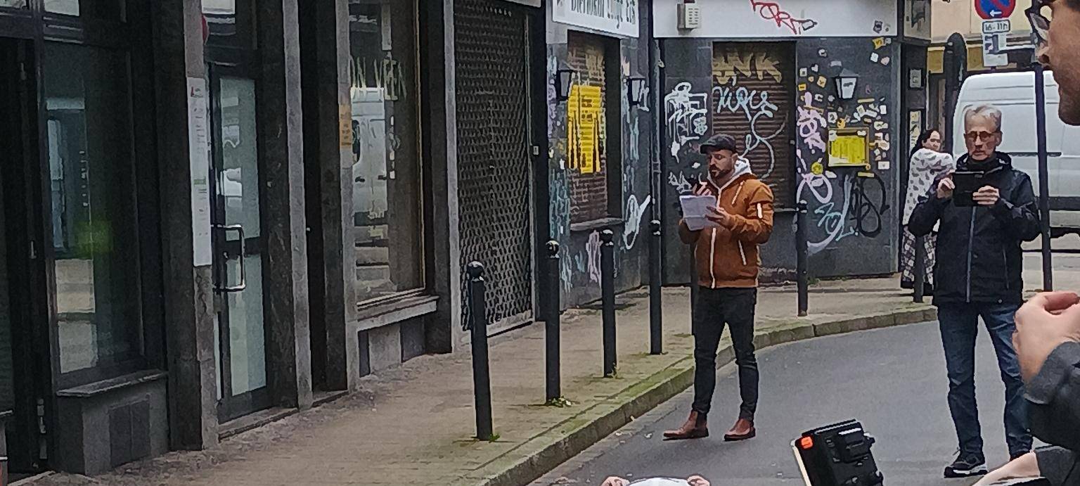 Dramatische Aktion der AIDS-Hilfe Dortmund