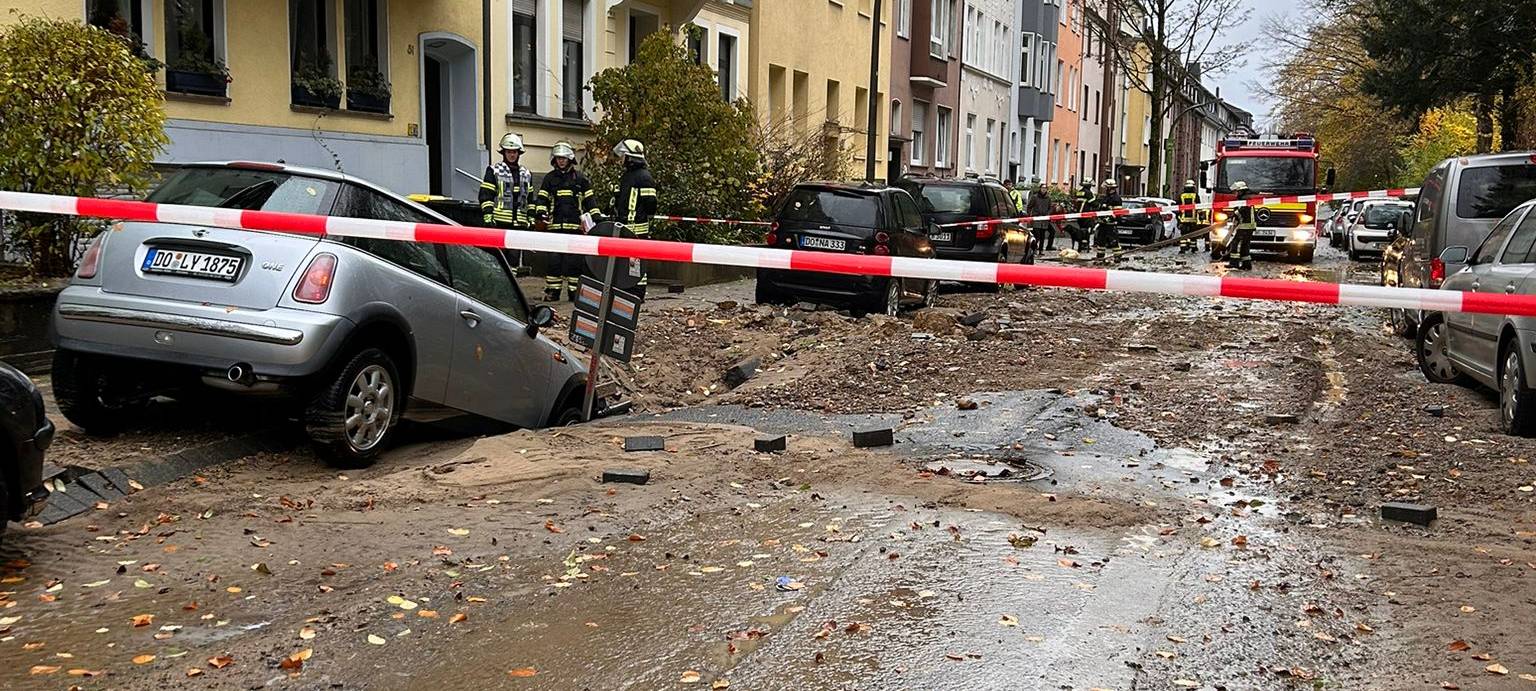 Liveticker zum Wasserrohrbruch in Dortmund