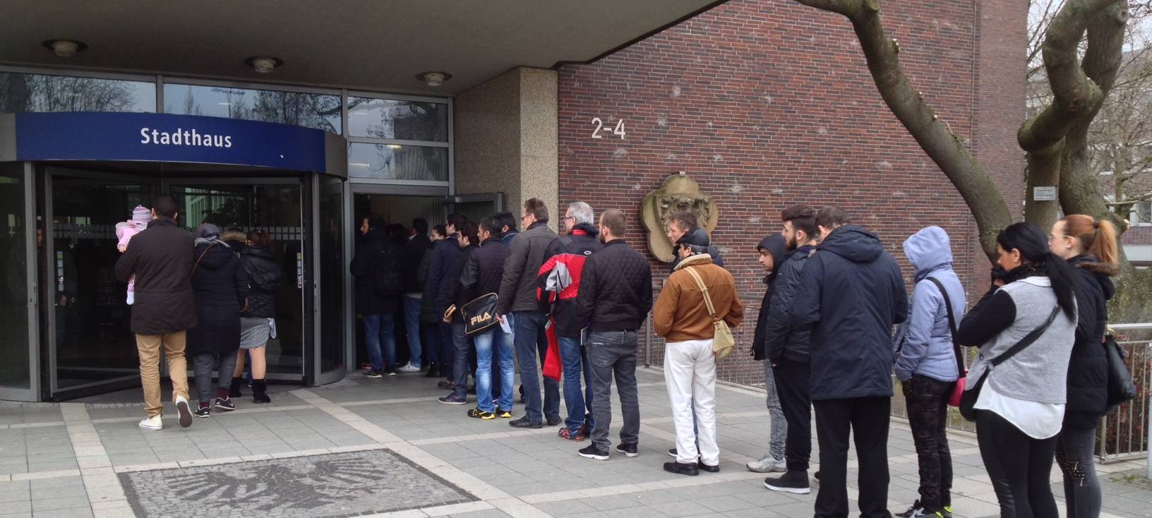 Die Schlangen sind bald woanders