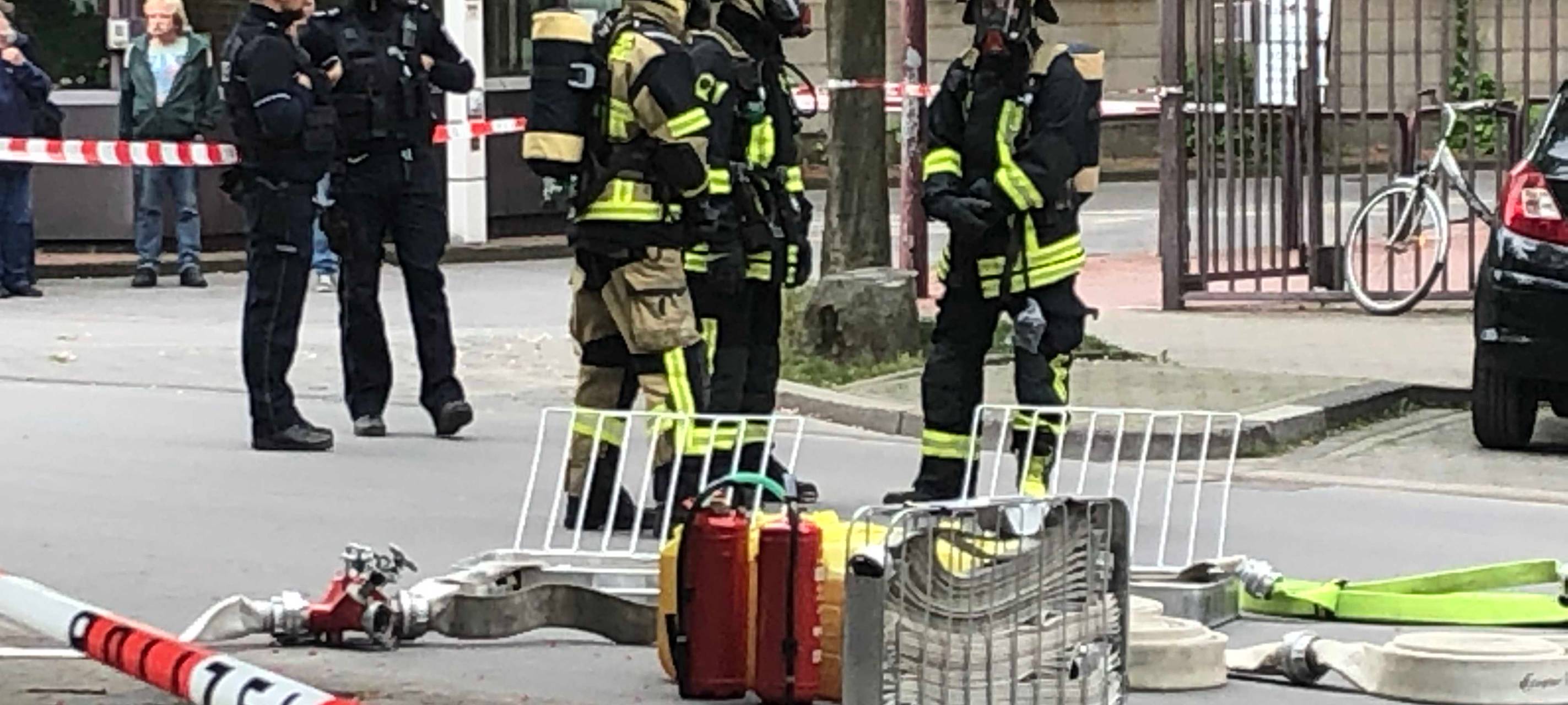 Großeinsatz an der Hauptpost