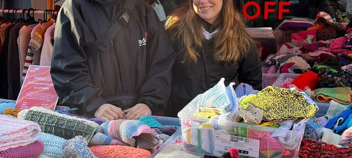 Schals und Socken - das muss rocken: Radio 91.2 sagt Danke!