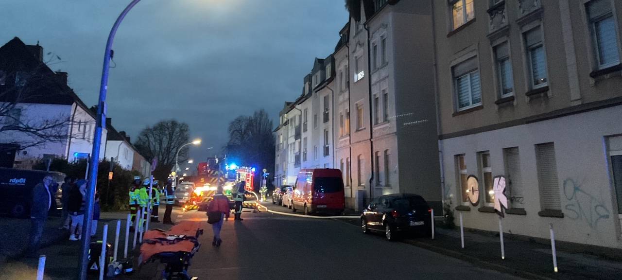 Wohnungsbrand in Dortmund-Huckarde
