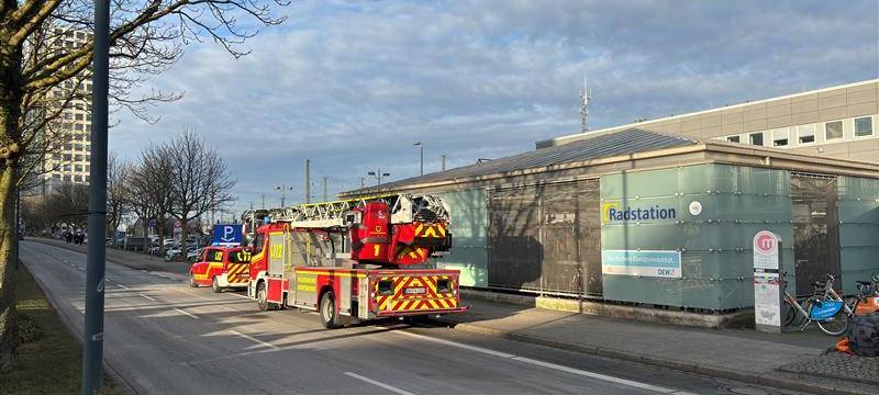 Feuerwehreinsatz am Hauptbahnhof Dortmund