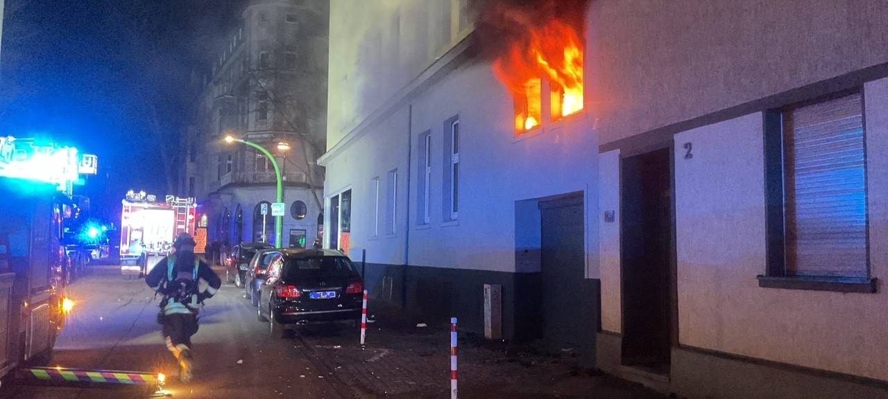 Feuerwehr Dortmund: Wohnungsbrand im Kaiserviertel