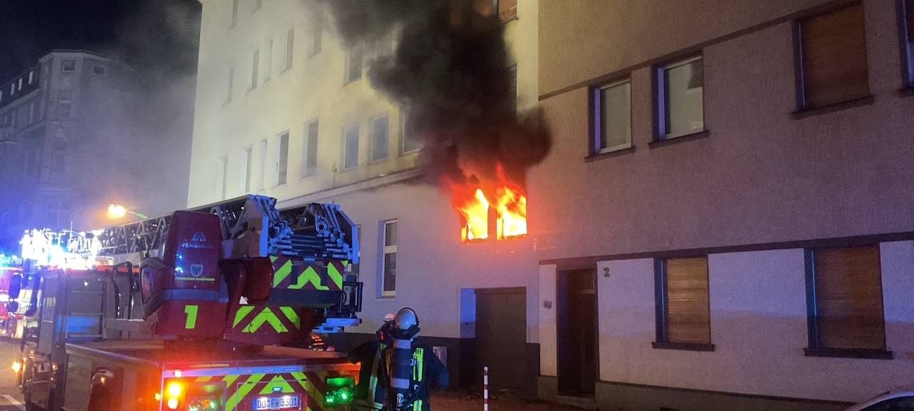 Feuerwehr Dortmund: Wohnungsbrand im Kaiserviertel
