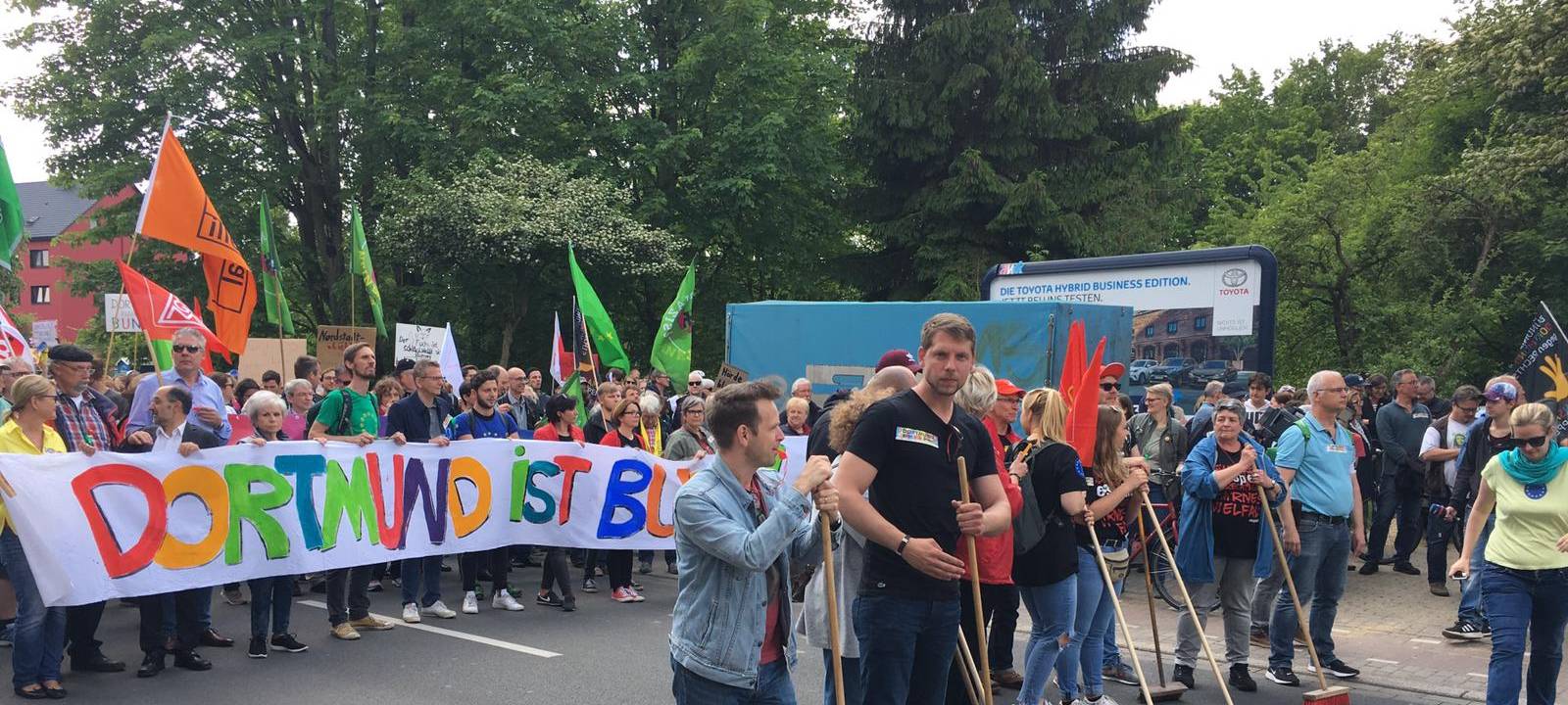 Die Demos in Hörde verliefen am Samstag friedlich