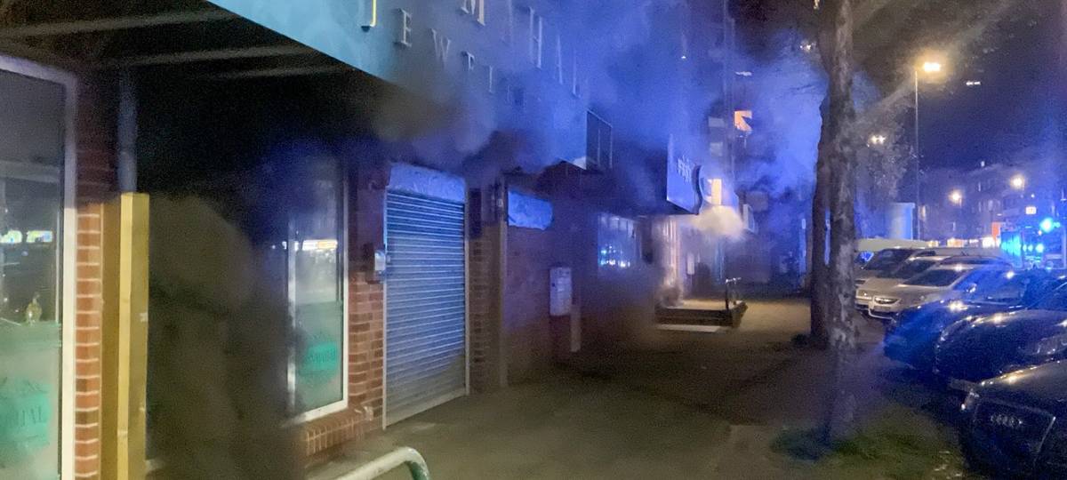 Feuer an der Rheinischen Straße in Dortmund