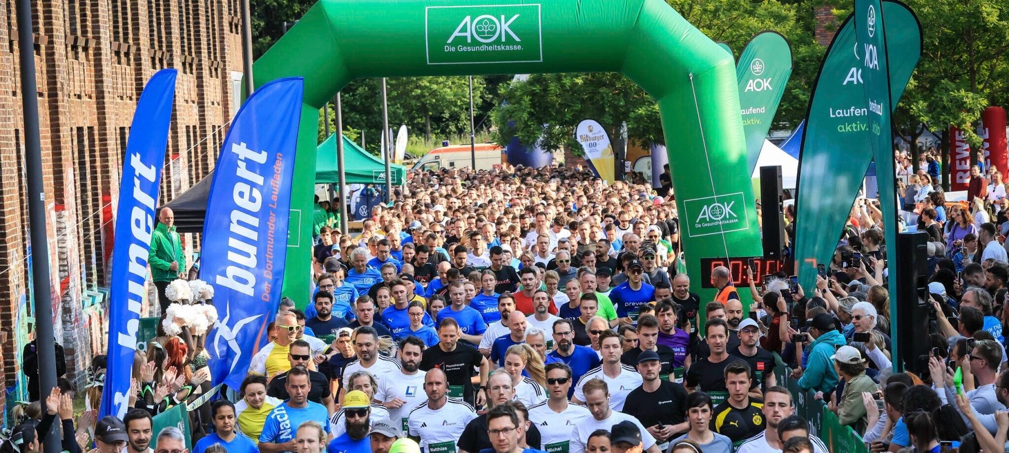 Notfall beim Firmenlauf in Dortmund: Teilnehmer verstorben