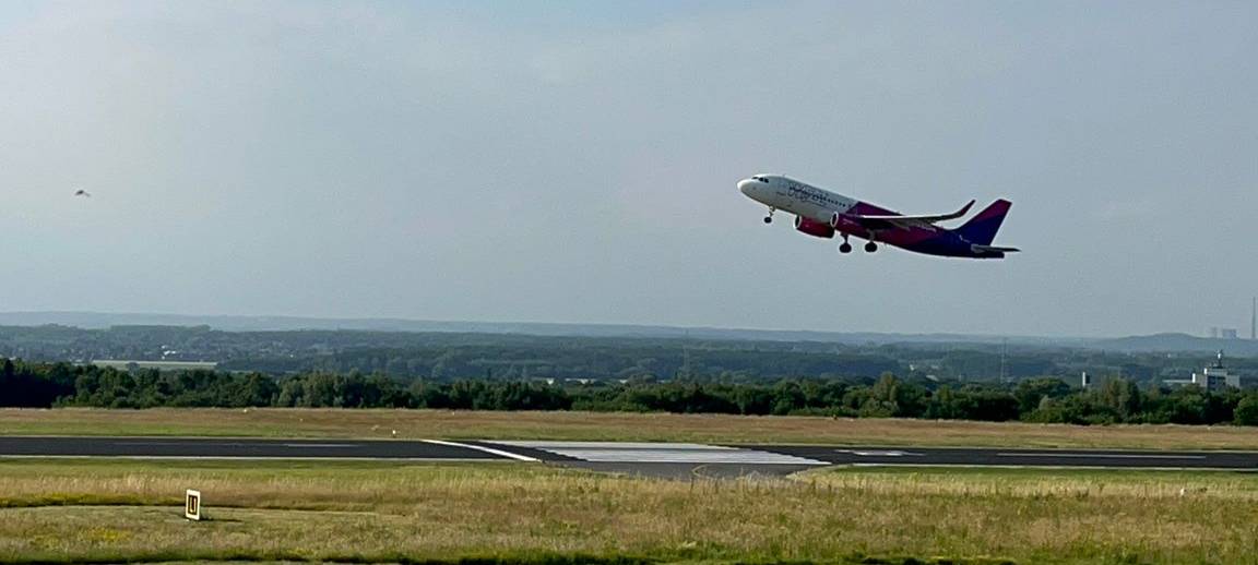 Flughafen Dortmund Landebahn