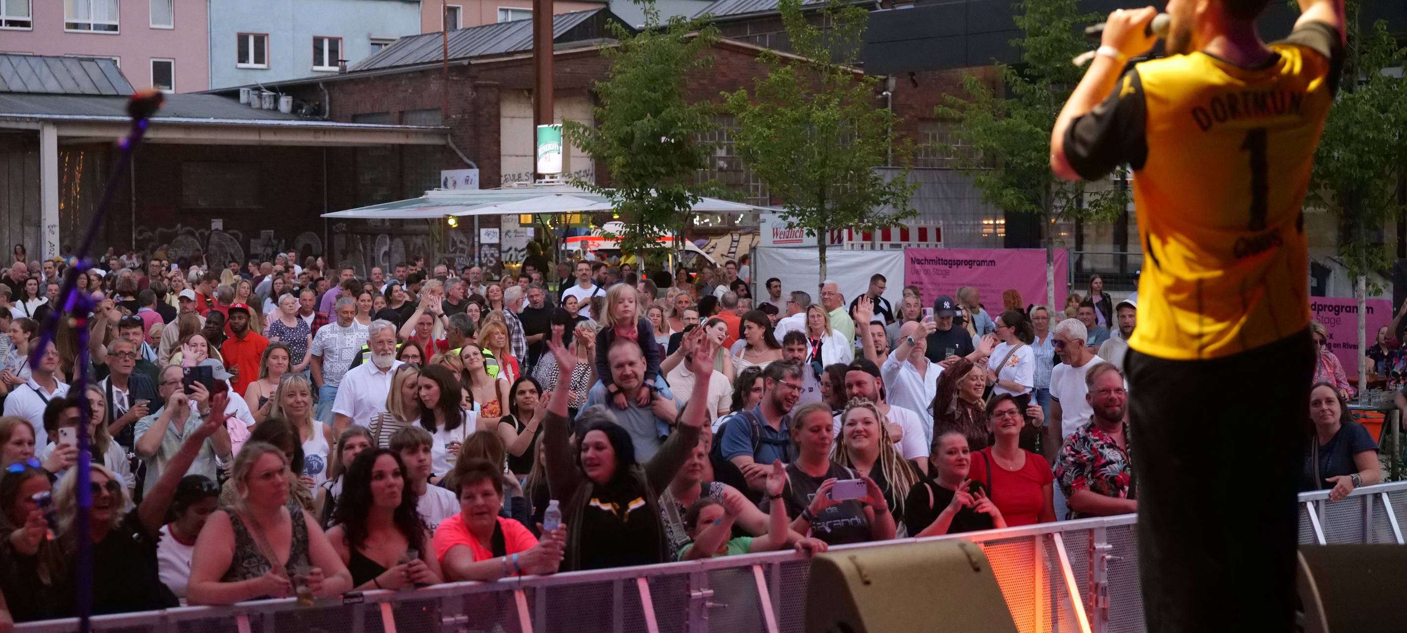 Chris de Sarandy beim Hafenfest in Dortmund