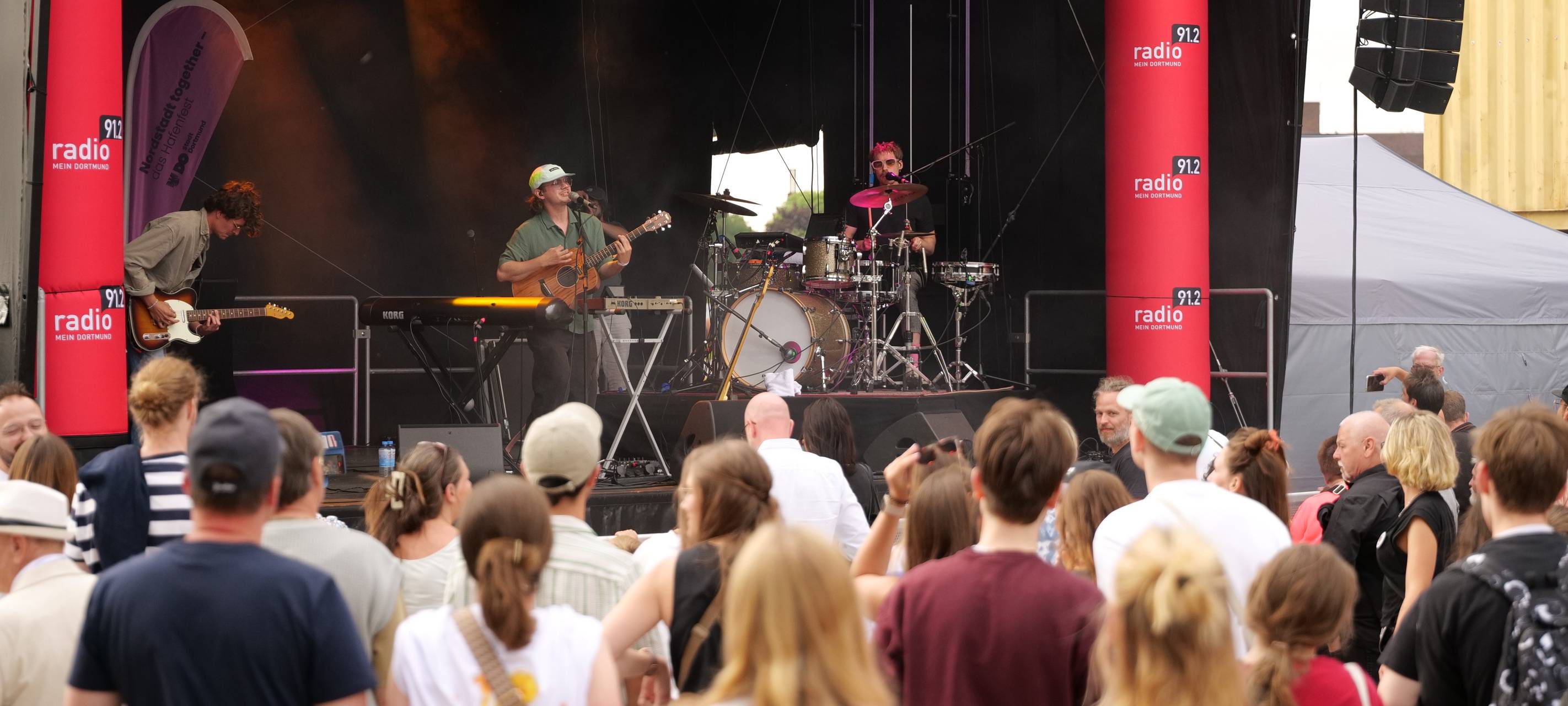 Walking on Rivers beim Hafenfest in Dortmund