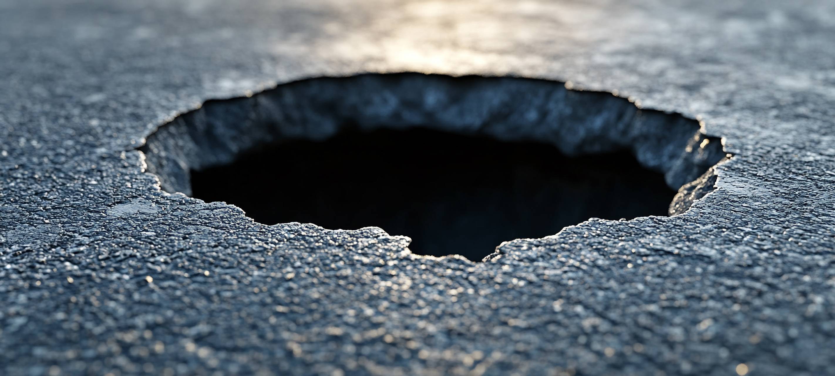 Symbolbild: Schlagloch