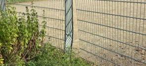 Gesperrter Bolzplatz auf dem Höchsten