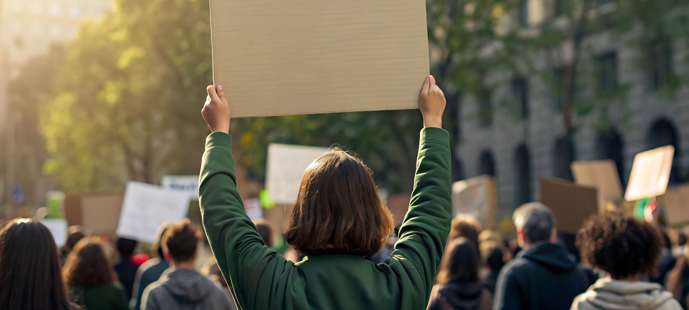 Demo Demonstration Protest Symbolbild